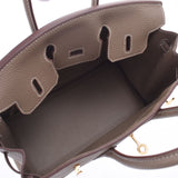 Hermes Hermes Burkin 25 Ethpop Palladium Bracket Z Engraved (around 2021) Women's Togo Handbag New Silgrin