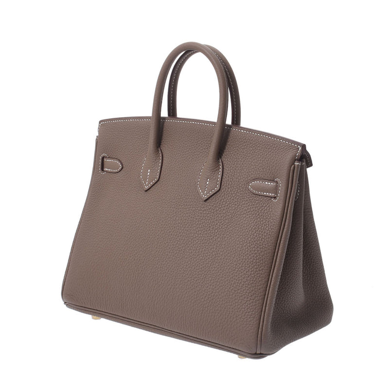 Hermes Hermes Burkin 25 Ethpop Palladium Bracket Z Engraved (around 2021) Women's Togo Handbag New Silgrin