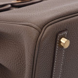 Hermes Hermes Burkin 25 Ethpop Palladium Bracket Z Engraved (around 2021) Women's Togo Handbag New Silgrin