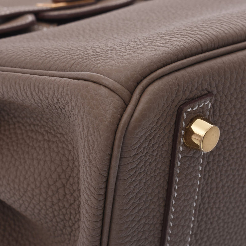 Hermes Hermes Burkin 25 Ethpop Palladium Bracket Z Engraved (around 2021) Women's Togo Handbag New Silgrin