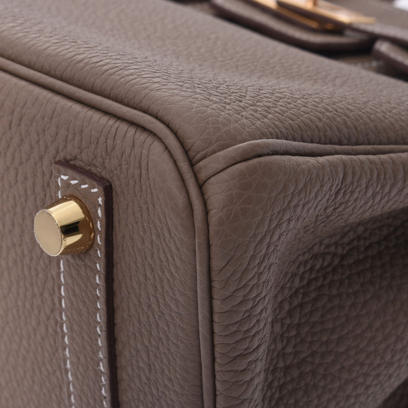 Hermes Hermes Burkin 25 Ethpop Palladium Bracket Z Engraved (around 2021) Women's Togo Handbag New Silgrin