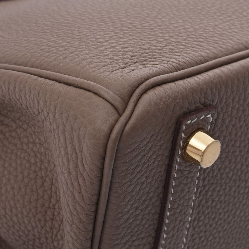 Hermes Hermes Burkin 25 Ethpop Palladium Bracket Z Engraved (around 2021) Women's Togo Handbag New Silgrin