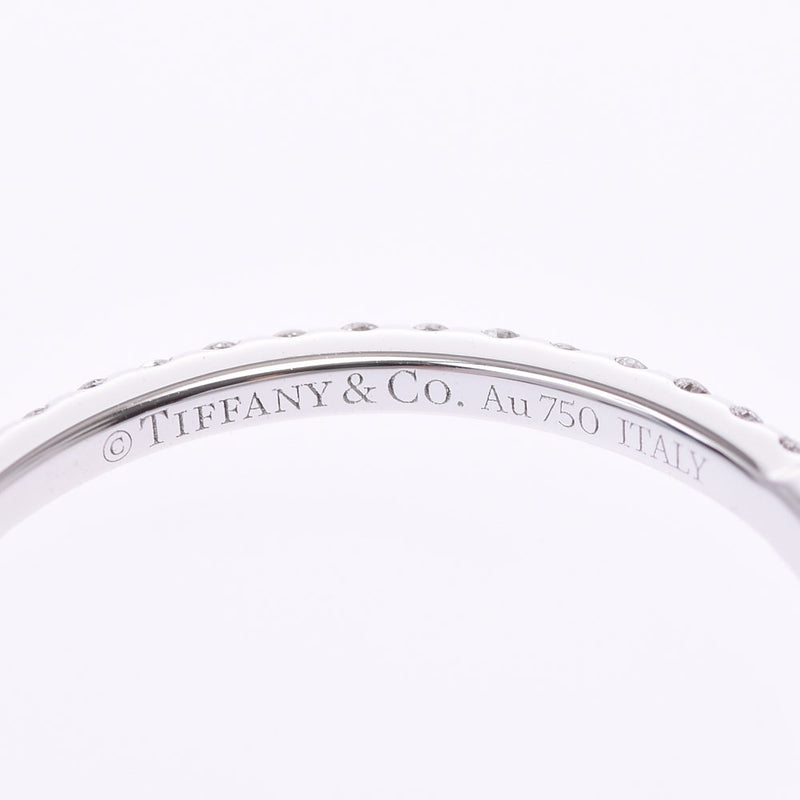 TIFFANY&Co. ダイヤモンド ワイヤー バンドリング リング・指輪 K18WG レディース