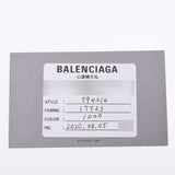 BALENCIAGA バレンシアガ ジップポケット付きカードホルダー ブラックシルバー系 594214 ユニセックス レザー カードケース Aランク 中古 銀蔵