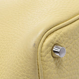 HERMES エルメス ピコタンロック PM  ジョーヌプッサン(黄色) シルバー金具 X刻印(2016年頃) レディース トリヨンクレマンス ハンドバッグ ABランク 中古 銀蔵