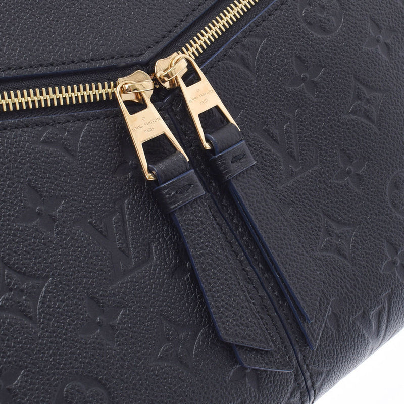 Louis Vuitton Sully Monogram Empreinte PM Noir Black in Leather