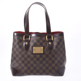 LOUIS VUITTON ルイヴィトン ダミエ ハムステッドPM ブラウン N51205 レディース ダミエキャンバス ハンドバッグ Bランク 中古 銀蔵