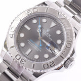 [Cash special price] ROLEX Rolex Yacht Master 116622 Men's PT/SS Watch Automatic Wrap Dark Rodium Dial A Rank used Ginzo