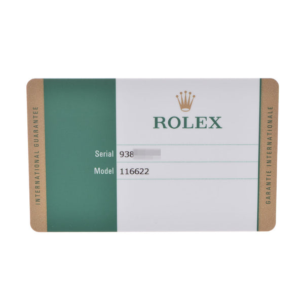 【現金特価】ROLEX ロレックス ヨットマスター 116622 メンズ PT/SS 腕時計 自動巻き ダークロジウム文字盤 Aランク 中古 銀蔵
