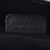 CHRISTIAN DIOR クリスチャンディオール トロッター柄 植物柄刺繍 黒 シルバー金具 レディース ジャガード ハンドバッグ ABランク 中古 銀蔵