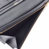 HERMES Hermes Bears France Black Rose Gold Bracket D (Around 2019) Ladies Vo Epson Long Wallet New Used Ginzo