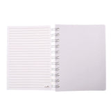 HERMES Hermes Rifur Agenda MM Replacement Solid Laptop White/Silver Bracket Unisex Paper Accessories Unused Ginzo