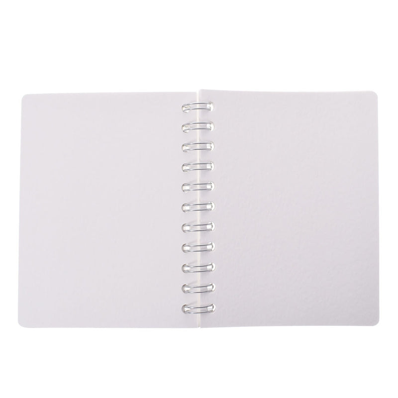 HERMES Hermes Rifur Agenda MM Replacement Solid Laptop White/Silver Bracket Unisex Paper Accessories Unused Ginzo