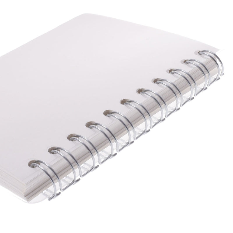 HERMES Hermes Rifur Agenda MM Replacement Solid Laptop White/Silver Bracket Unisex Paper Accessories Unused Ginzo