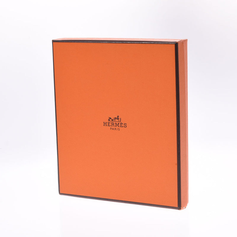 HERMES Hermes Rifur Agenda MM Replacement Solid Laptop White/Silver Bracket Unisex Paper Accessories Unused Ginzo