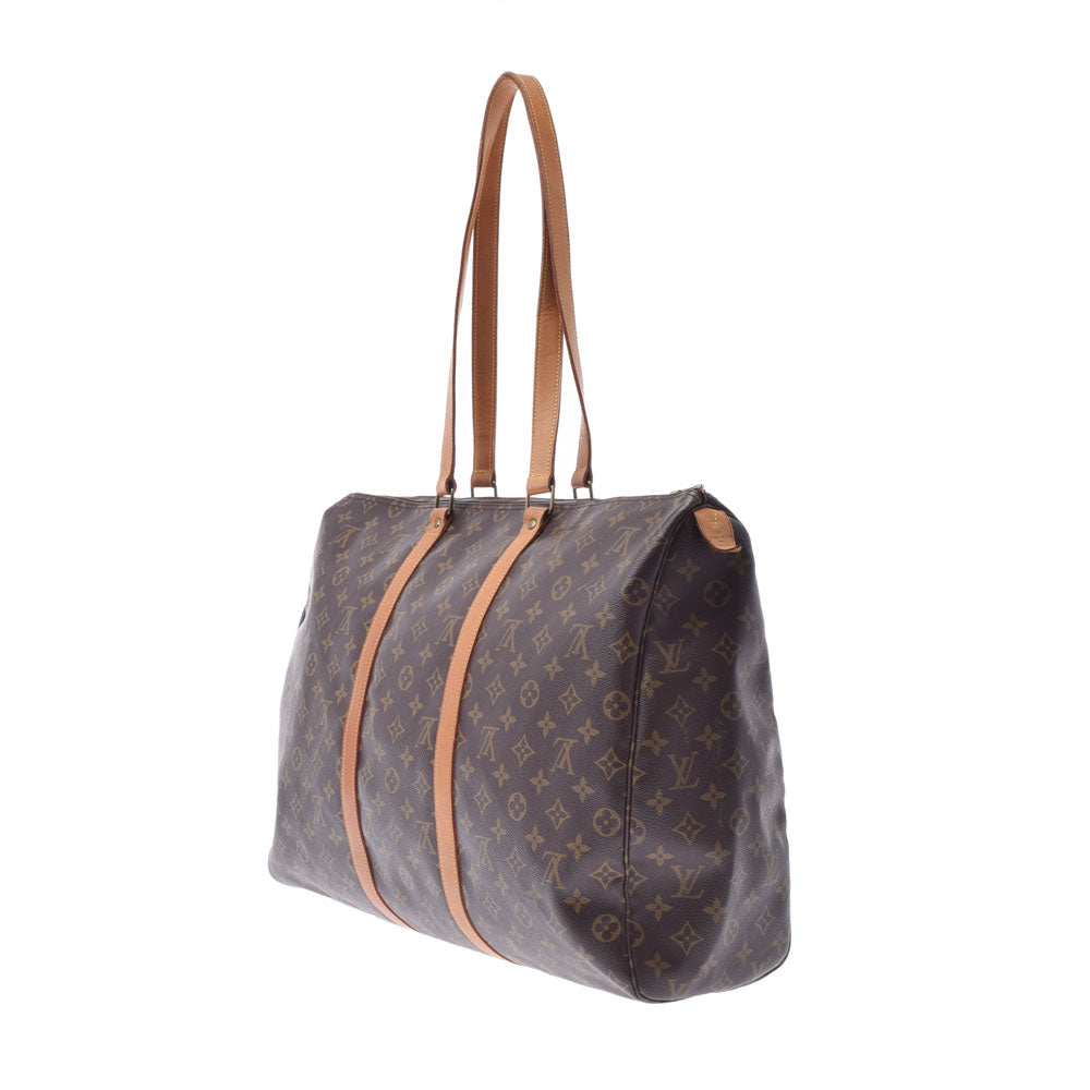 LOUIS VUITTON ルイヴィトン モノグラム フラネリー50 ブラウン M51116 ユニセックス モノグラムキャンバス ボストンバッグ  Bランク 中古 銀蔵