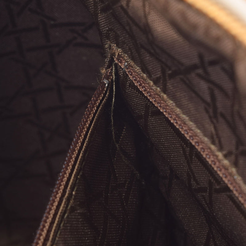 CHRISTIAN DIOR クリスチャンディオール カナージュバッグ アイボリー ゴールド金具 レディース ラムスキン ハンドバッグ Bランク 中古 銀蔵