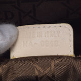 CHRISTIAN DIOR クリスチャンディオール カナージュバッグ アイボリー ゴールド金具 レディース ラムスキン ハンドバッグ Bランク 中古 銀蔵