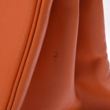 HERMES Hermes Birkin 35 Orange Gold Bracket □ C engraved (around 1999) Unisex Vola River Handbag B Rank used Ginzo