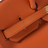 HERMES Hermes Birkin 35 Orange Gold Bracket □ C engraved (around 1999) Unisex Vola River Handbag B Rank used Ginzo
