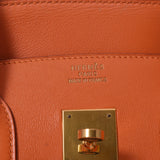 HERMES Hermes Birkin 35 Orange Gold Bracket □ C engraved (around 1999) Unisex Vola River Handbag B Rank used Ginzo