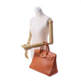 HERMES Hermes Birkin 35 Orange Gold Bracket □ C engraved (around 1999) Unisex Vola River Handbag B Rank used Ginzo