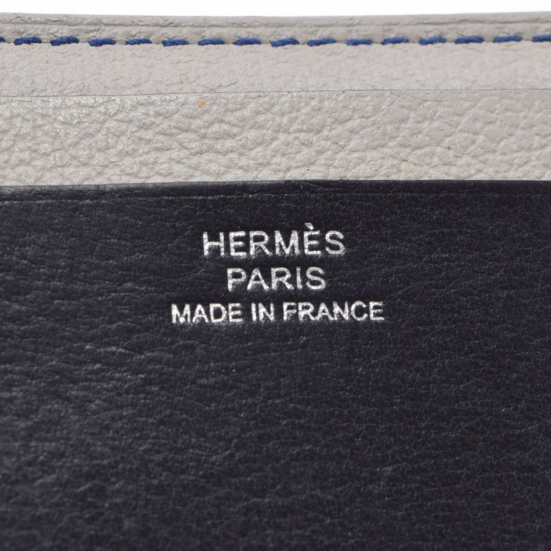 Hermes City 4cc Card Holder H074667CA2Z, Navy, One Size