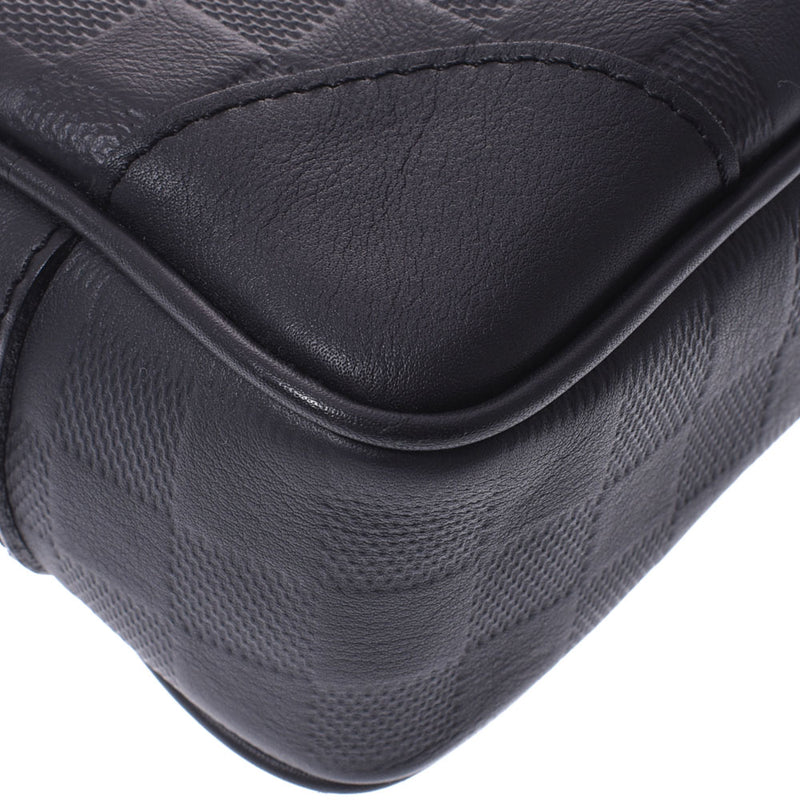 LOUIS VUITTON Louis Vuitton Damier Anfini Voyage PDV Onyx N41146 Men's Leather Business Bag A Rank Used Ginzo