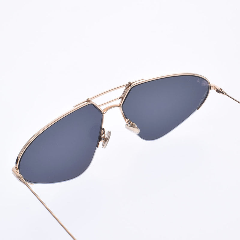 Christian DIOR Christian Dior Metal Frame 0002k Unisex gold hardware Sunglasses unused Ginzo