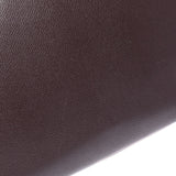 HERMES エルメス プリュム32 バイカラー カカオ/オレンジ シルバー金具 □J刻印(2006年頃) レディース ヴォーエプソン ハンドバッグ Bランク 中古 銀蔵