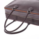 HERMES エルメス プリュム32 バイカラー カカオ/オレンジ シルバー金具 □J刻印(2006年頃) レディース ヴォーエプソン ハンドバッグ Bランク 中古 銀蔵