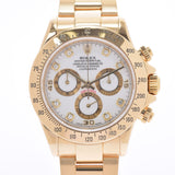 [Cash special price] ROLEX Rolex Daytona 116528G Men's YG Watch Automatic Wrap White Dial A Rank Used Ginzo