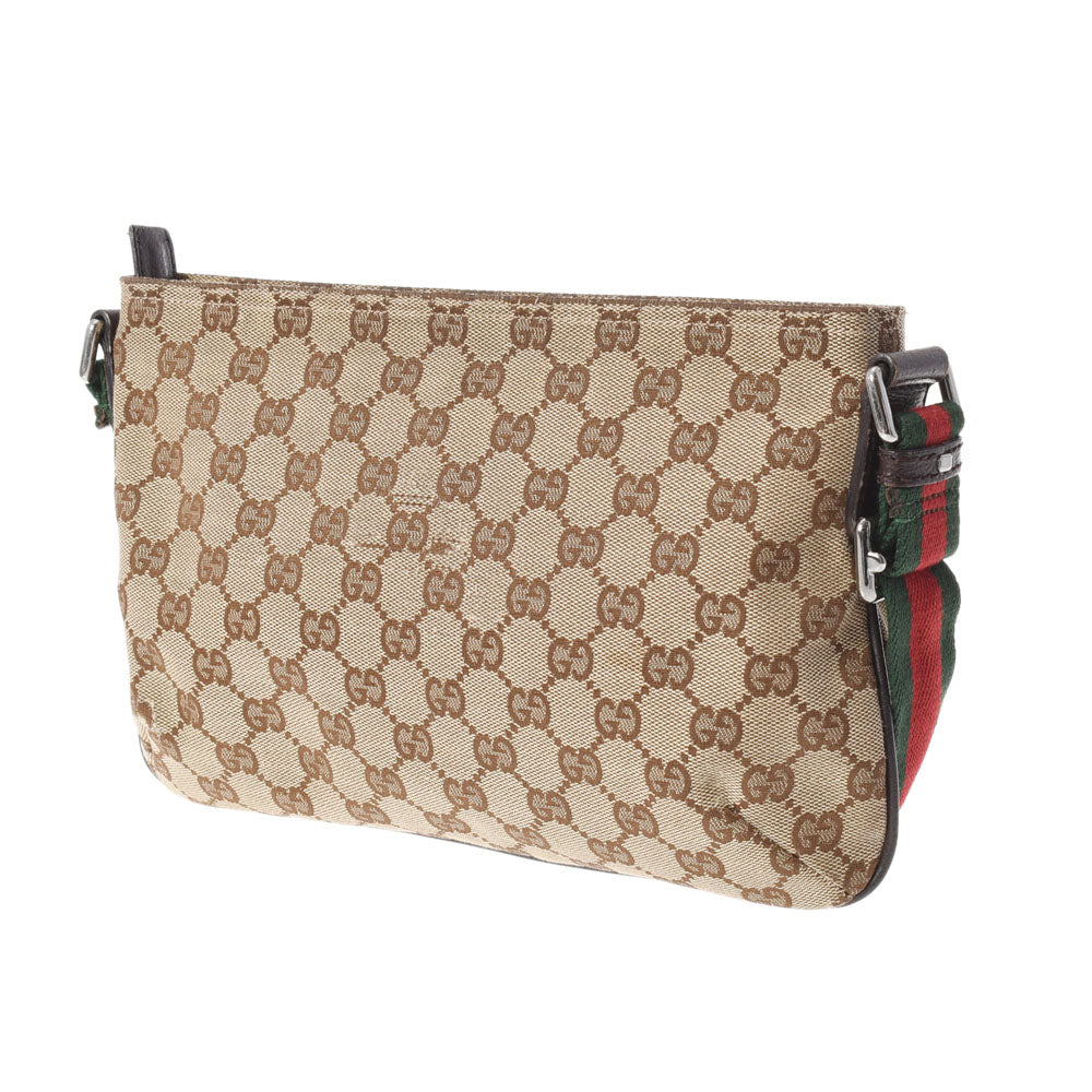グッチ ベージュ レディース GGキャンバス ショルダーバッグ 189749
