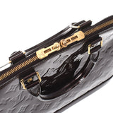 LOUIS VUITTON ルイヴィトン ヴェルニ アルマ PM アマラント M91611 レディース モノグラムヴェルニ ハンドバッグ Bランク 中古 銀蔵