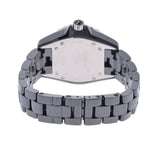 CHANEL Chanel J12 33mm 12P Diamond H1625 Boys Black Ceramic/SS Watch Quartz Black Dial A Rank Used Ginzo