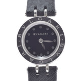 BVLGARI ブルガリ B-ZERO1 BZ23S レディース SS/革 腕時計 クオーツ 黒文字盤 Aランク 中古 銀蔵