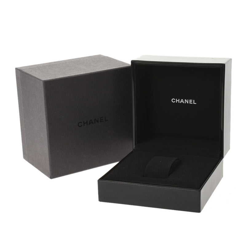 CHANEL シャネル J12 38mm 12Pダイヤ H1626 メンズ 黒セラミック/SS 腕時計 自動巻き 黒文字盤 Aランク 中古 銀蔵