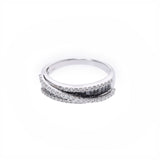 Other diamond 0.90ct No. 13 Unisex K18WG Ring / Ring A rank used Ginzo