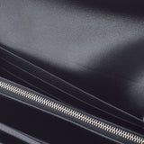 HERMES Hermes Constance Wallet Long Black Silver Bracket □ P engraved (around 2012) Ladies Vo Epson Long Wallet A Rank Used Ginzo