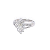 Other diamond 0.395ct /0.84ct No. 14 Ladies PT900 Ring /Ring A Rank used Ginzo