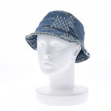 LOUIS VUITTON Louis Vuitton Bone Damier Giant Wave Denim Hat NIGO 20AW Hat Blue MP2733 Men's Cotton 100 % Cap A Rank Used Ginzo