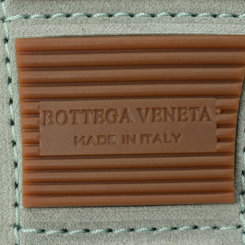 BOTTEGAVENETA ボッテガヴェネタ イントレチャート ドライビング  水色 サイズ42 メンズ スエード デッキシューズ 未使用 銀蔵