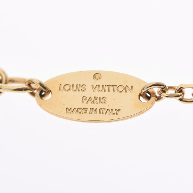 LOUIS VUITTON ルイヴィトン コリエ ブルーミング ゴールド金具 M64855 ユニセックス GP ネックレス Aランク 中古 銀蔵