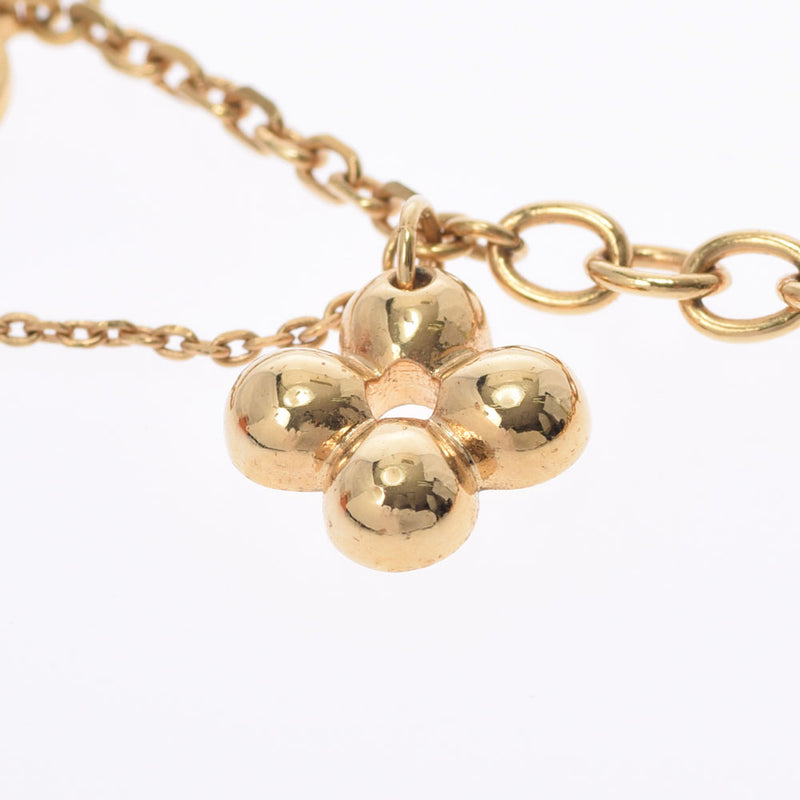 LOUIS VUITTON Louis Vuitton Corie Blooming Gold metal M64855 Unisex GP Necklace A Rank Used Ginzo