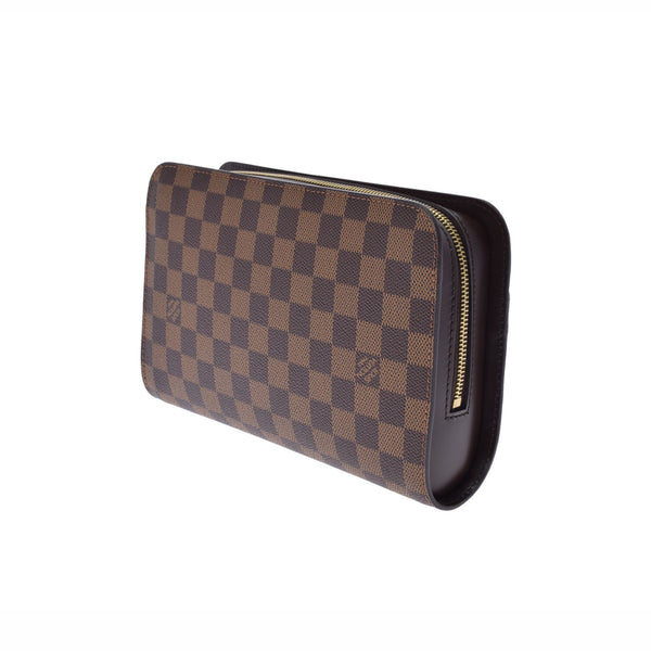 LOUIS VUITTON Louis Vuitton Damier Saint -Lui Brown N51993 Men's Dami Cambus Second Bag A Rank Used Ginzo