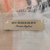 BURBERRY Burberry Stall Check Pattern Brown Unisex Cotton 100 % Muffler A Rank used Ginzo