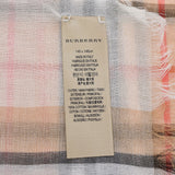 BURBERRY Burberry Stall Check Pattern Brown Unisex Cotton 100 % Muffler A Rank used Ginzo