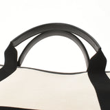 BALENCIAGA Balenciaga Nevika Bass White/Black 339933 Unisex Canvas Handbag AB Rank Used Ginzo