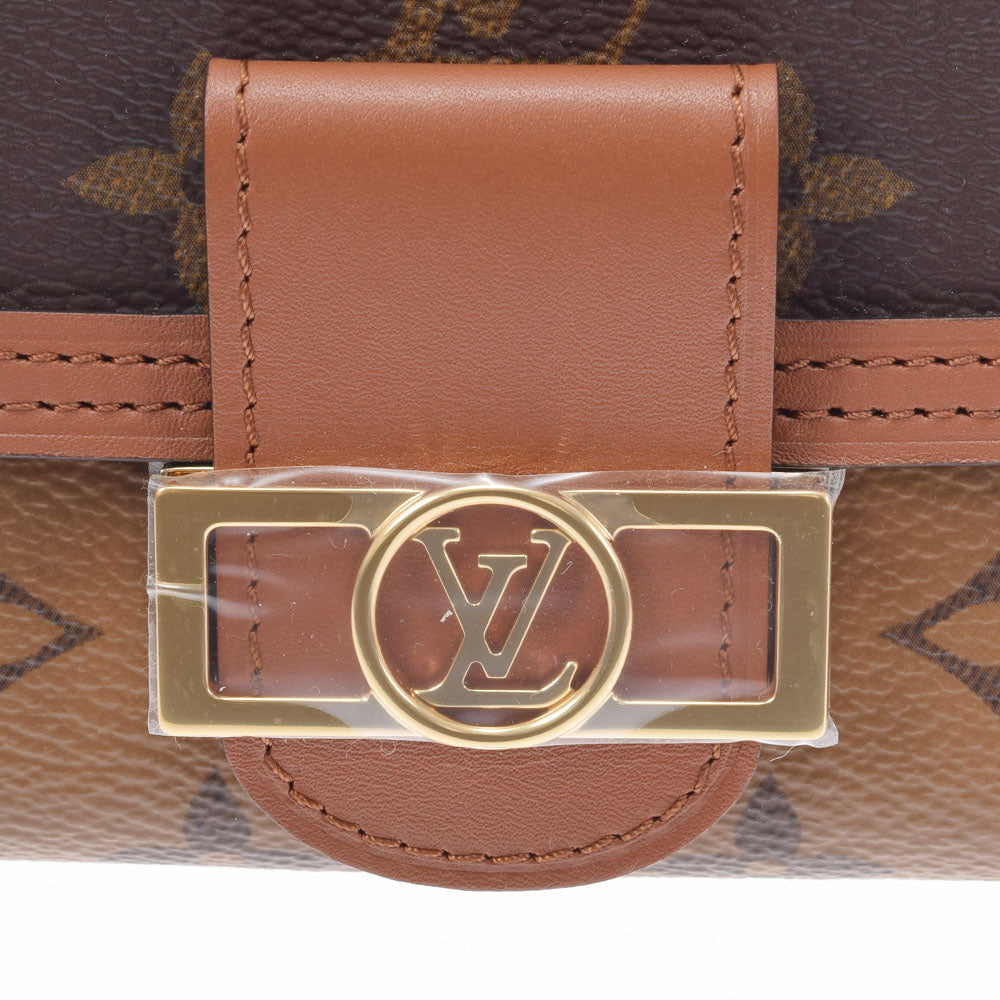 ルイヴィトンドーフィーヌ コンパクト 14145 ブラウン レディース モノグラムキャンバス 三つ折り財布 M68725 LOUIS VUITTON  – 銀蔵オンライン