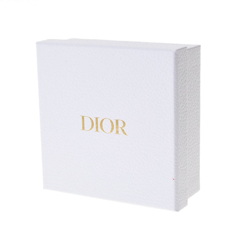 Christian DIOR Christian Dior Saddle Wallet Compact Wallet Light Blue Ladies Leather Triple Wallet A Rank used Ginzo